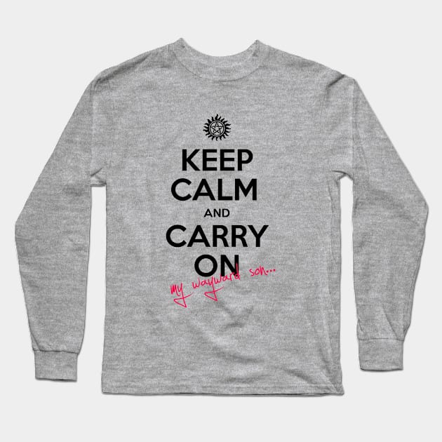 Carry On Wayward Son Long Sleeve T-Shirt by jenni_knightess